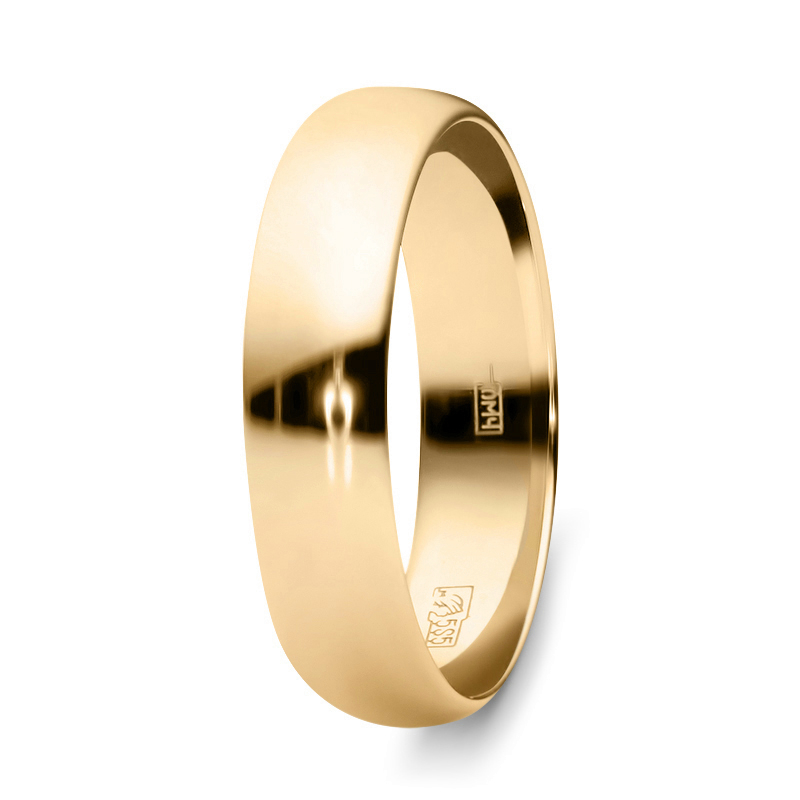 Обручальное кольцо из желтого золота (арт. 367676)