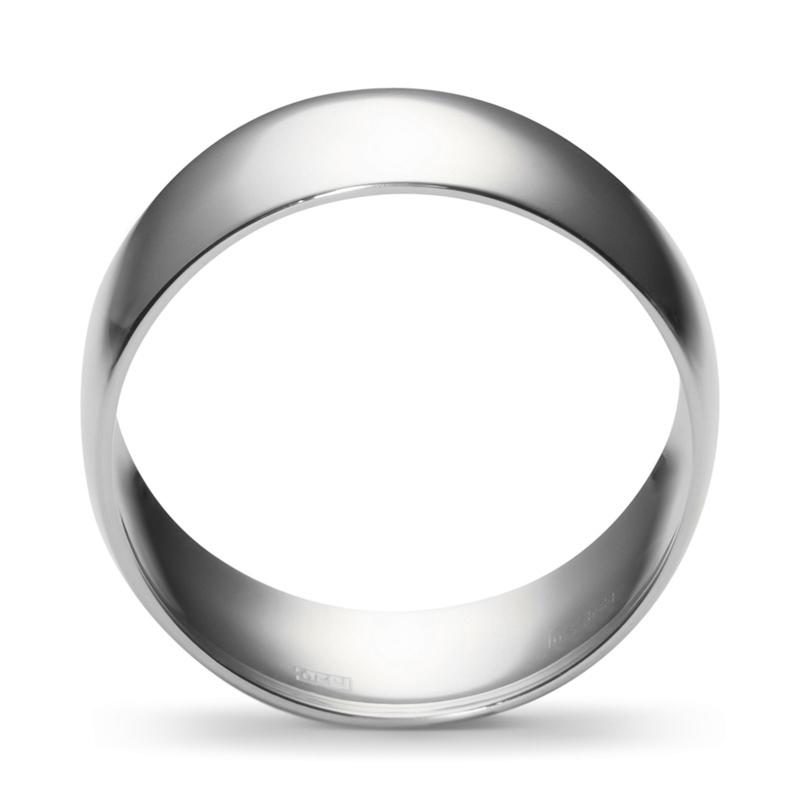 Обручальное кольцо из серебра (арт. 367682)