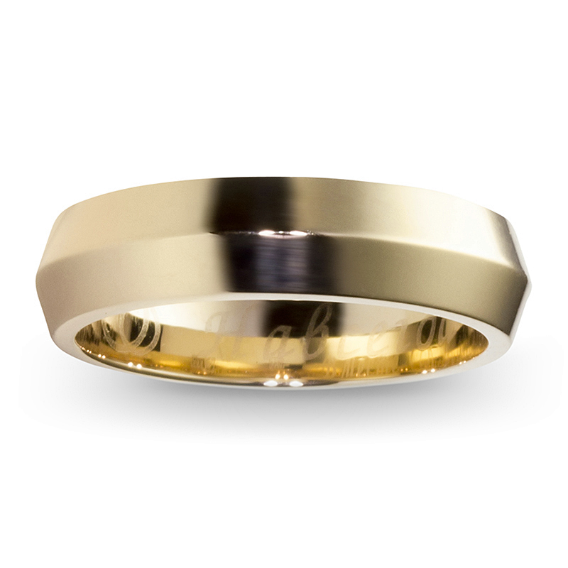 Обручальное кольцо из желтого золота (арт. 367707)