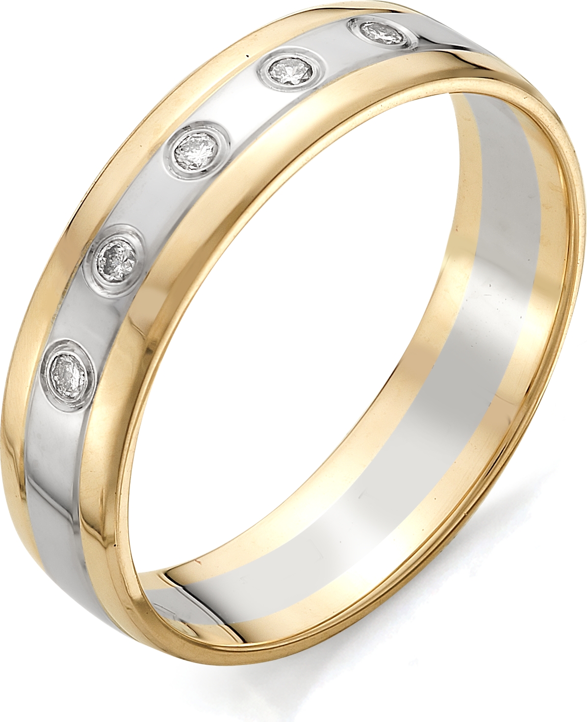 Кольцо с бриллиантами из красного золота (арт. 811245)