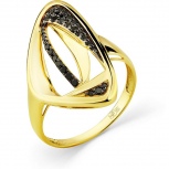 Кольцо с 33 бриллиантами из жёлтого золота (арт. 2169208)