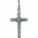 Крестик из серебра (арт. 2185476)