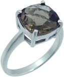 Кольцо с раухтопазами из серебра (арт. 2390276)