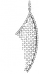 Подвеска с фианитами из серебра (арт. 2392198)