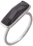 Кольцо с ониксами из серебра (арт. 2392296)