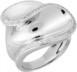 Кольцо с фианитами из серебра (арт. 2392578)