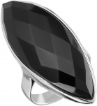 Кольцо с ониксами из серебра (арт. 2392630)