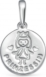 Подвеска Принцесса из серебра (арт. 2410635)