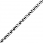 Цепочка плетения "Шнурок" из серебра (арт. 2420301)