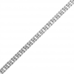 Цепочка плетения "Панцирное" из серебра (арт. 2420308)