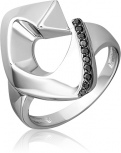 Кольцо с фианитами из серебра (арт. 2446296)