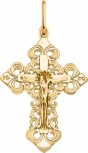Крестик из красного золота (арт. 2471464)