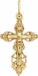 Крестик из красного золота (арт. 2471468)