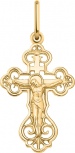 Крестик из красного золота (арт. 2471499)