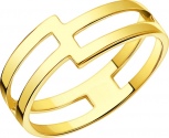 Кольцо из жёлтого золота (арт. 2472756)