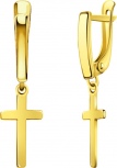 Серьги из жёлтого золота (арт. 2472802)