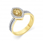 Кольцо с 69 бриллиантами из жёлтого золота (арт. 2505101)
