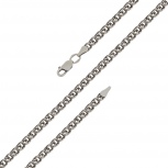 Цепочка плетения "Бисмарк" из серебра (арт. 2550372)