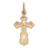 Крестик из красного золота (арт. 342641)