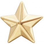 Булавка  Звезда из красного золота (арт. 366468)