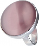 Кольцо с ювелирным стеклом из серебра (арт. 740931)