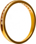 Кольцо с бриллиантами из желтого золота (арт. 741367)