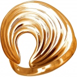 Кольцо из серебра с позолотой (арт. 822914)