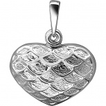 Подвеска Сердце из серебра (арт. 824944)