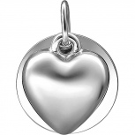 Подвеска Сердце из серебра (арт. 825648)