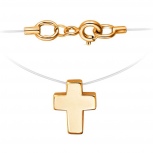 Колье Крест из красного золота (арт. 834671)