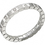 Кольцо с 12 бриллиантами из белого золота (арт. 848710)