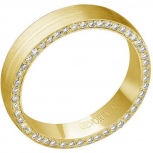 Кольцо с 49 бриллиантами из жёлтого золота (арт. 862104)