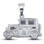 Подвеска Машинка из серебра (арт. 911235)