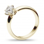 Кольцо с бриллиантом 0.5 карат из желтого золота (арт. 991201)