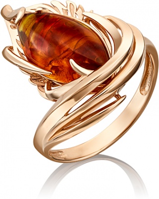 Кольцо с янтарем из красного золота, винтаж (0 камней, золото 585 пробы)-купить в Москве за 46 000 рублей в интернет-магазине Nebo.ru, арт. 2210261