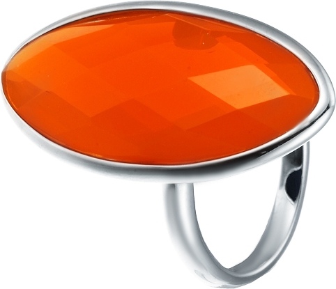 Кольцо с ювелирным стеклом из серебра (арт. 740344)