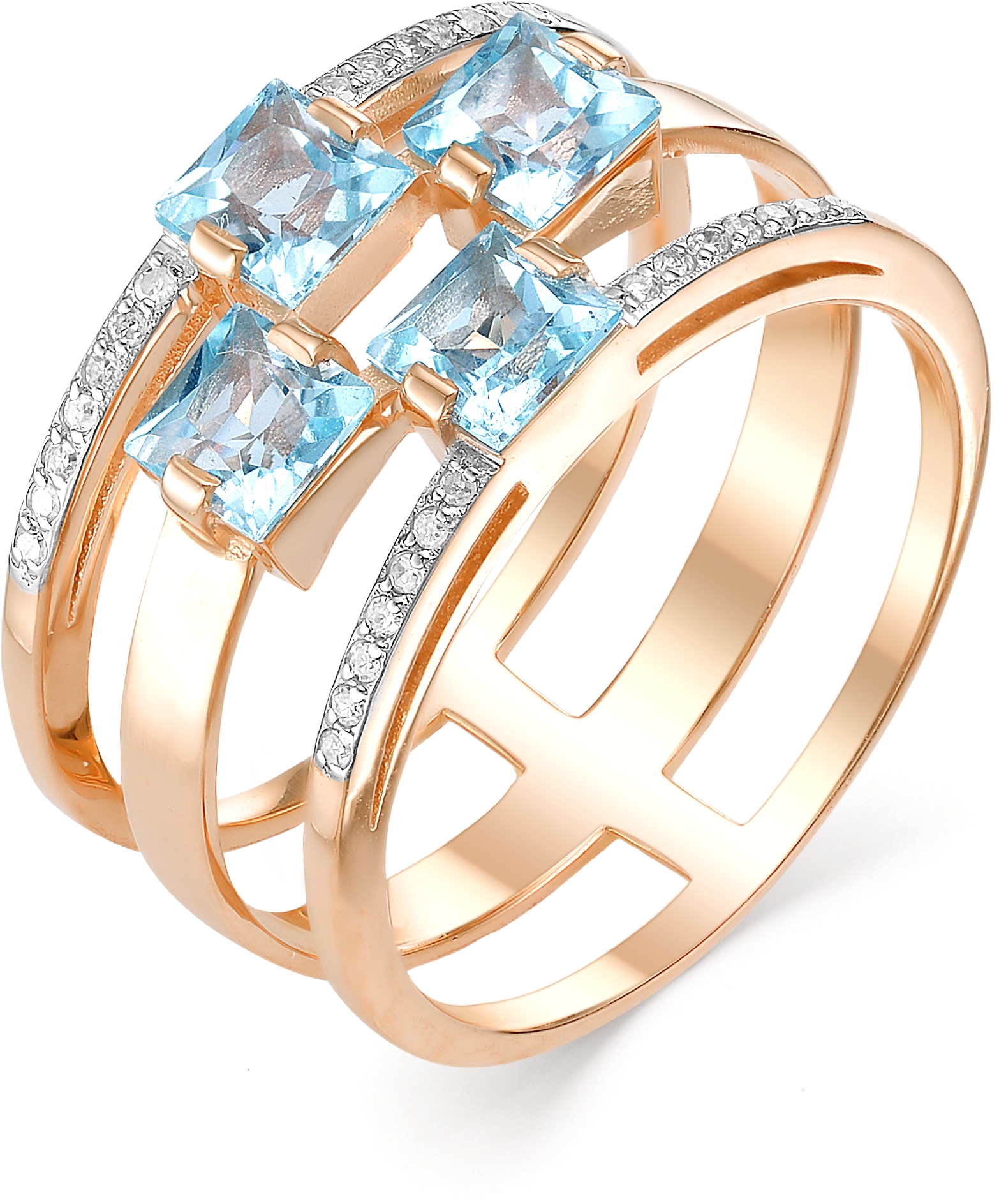 Алькор золотое кольцо с бриллиантами эксклюзив
